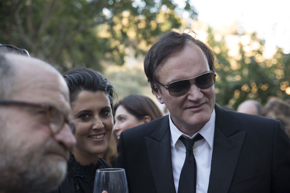 Quentin Tarantino at the Jerusalem Film Festival. photo by Yam Viniola