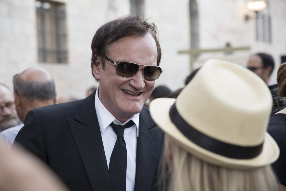 Quentin Tarantino at the Jerusalem Film Festival. photo by Yam Viniola