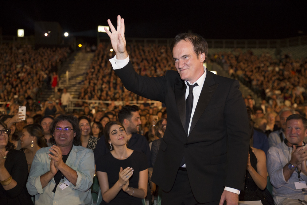 Quentin Tarantino at the Jerusalem Film Festival. photo by Yam Viniola