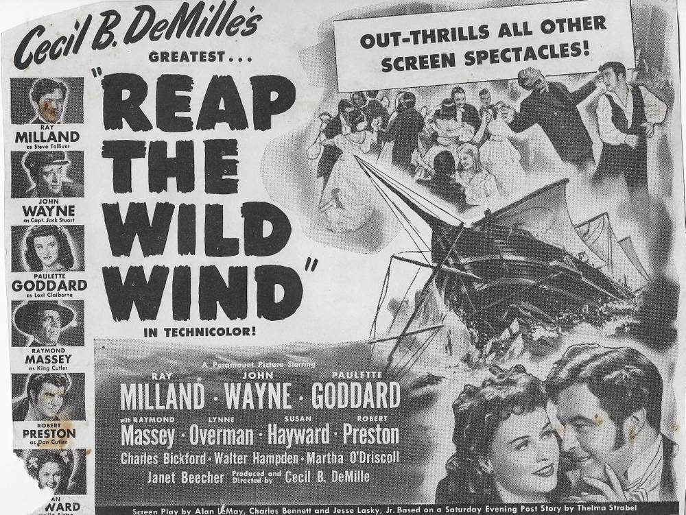 Reap the Wild Wind ad