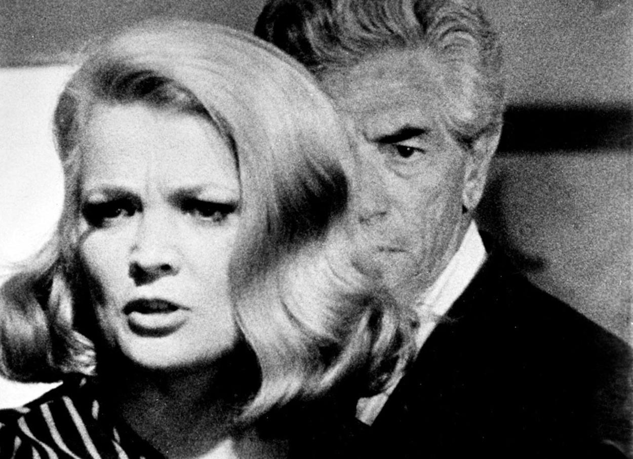 John Cassavetes and Gena Rowlands shooting A Woman Under The