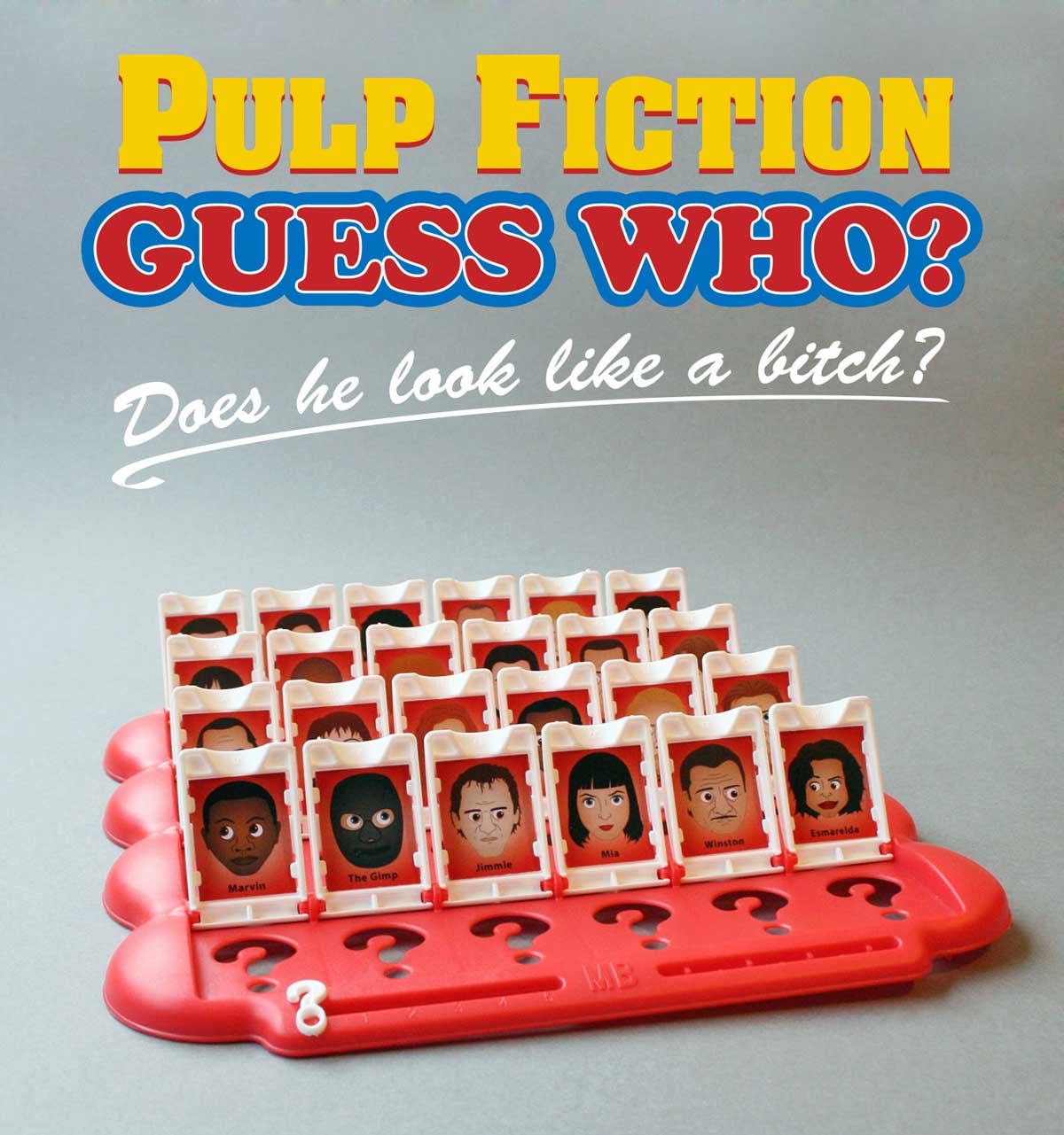 Pulp Fiction Guess Who by Joe Stone