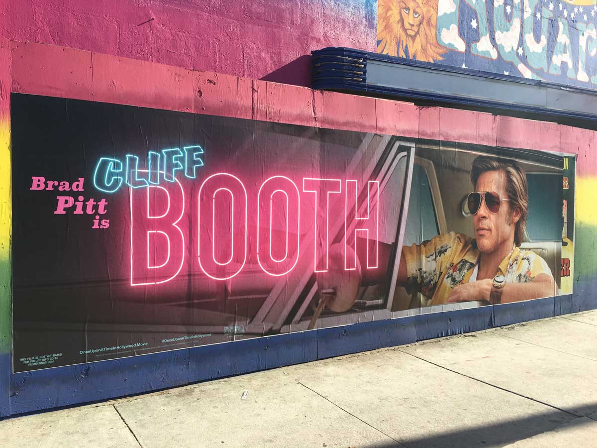 Once Upon A Time In... Hollywood banner poster Cliff Booth
