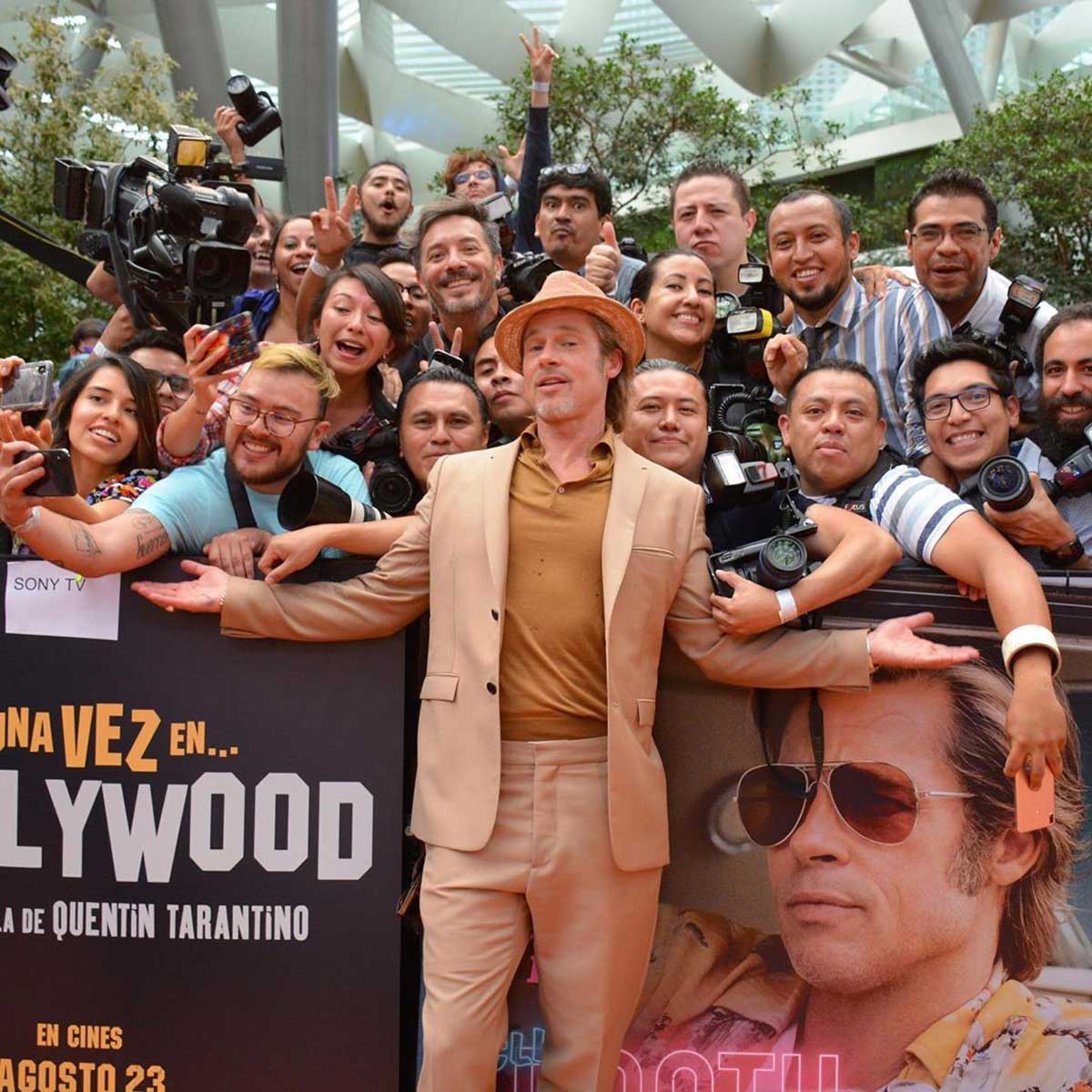 Brad Pitt Once Upon a Time in Hollywood Premiere in Mexico