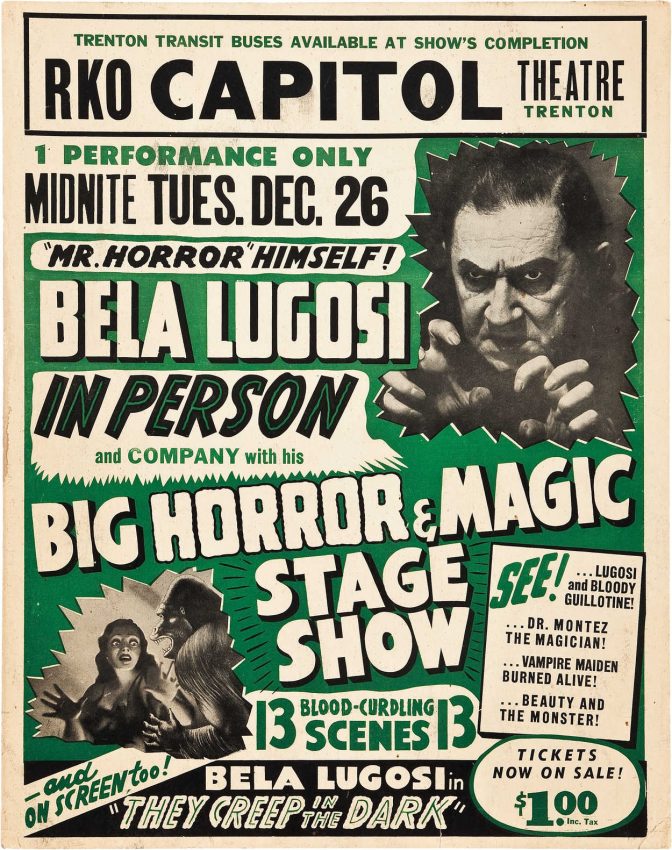 Bela Lugosi in person